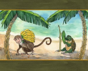 the monkey & the turtle